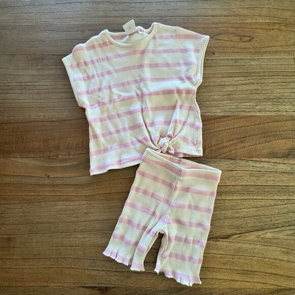 Zara Ribbed 2 Piece Toddler Girl Set - Size 2 yrs - Picture 1 of 3